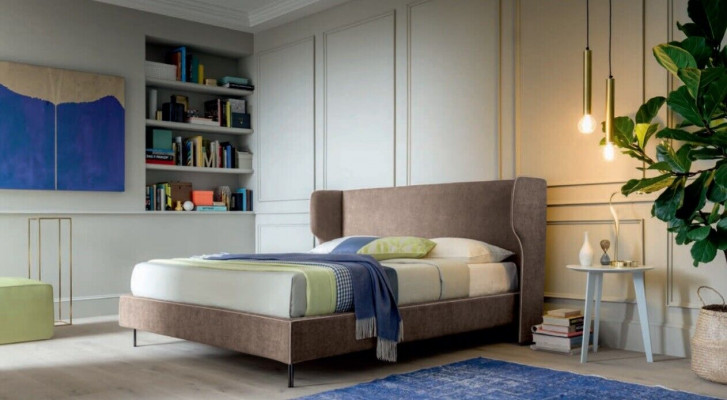 Ložnice Luxusní designová postel Dřevěná postel Postele 180x200cm Postele Dvojpostel Hotel