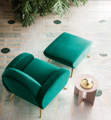 Design klubové křeslo do obývacího pokoje s relaxačními polstrováními a sedacími místy alfitalia