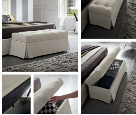 Luxus venkovský styl nábytku polstrovaný polohový designový sedák lavice pohovka nohovka