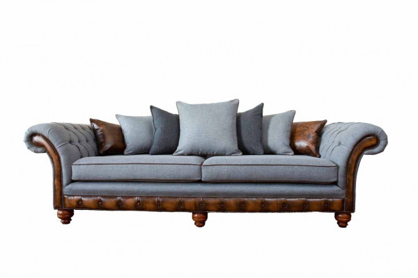 Sofa Pohovka Tkanina Potah Pohovky Gauče Obývací pokoj Design 4 Místný Nový