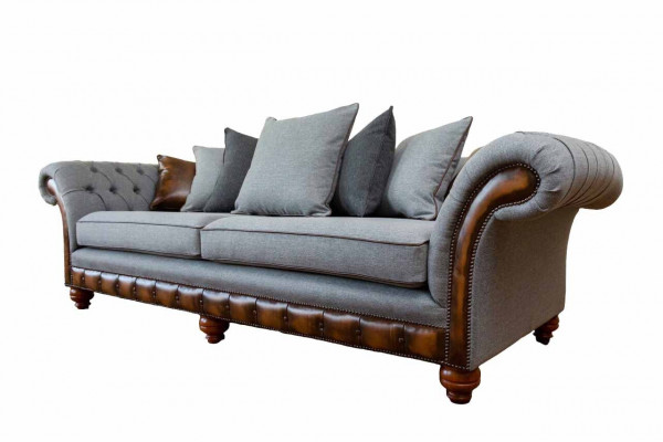 Sofa Pohovka Tkanina Potah Pohovky Gauče Obývací pokoj Design 4 Místný Nový