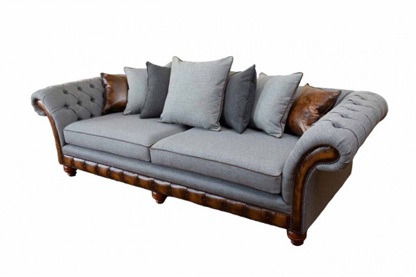 Sofa Pohovka Tkanina Potah Pohovky Gauče Obývací pokoj Design 4 Místný Nový