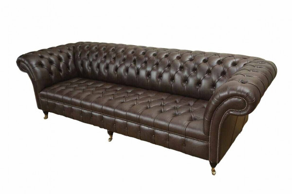 Chesterfield 4-sedadlo v kůži obývacího pokoje Design Pohovky Pohovka Nábytek Nový