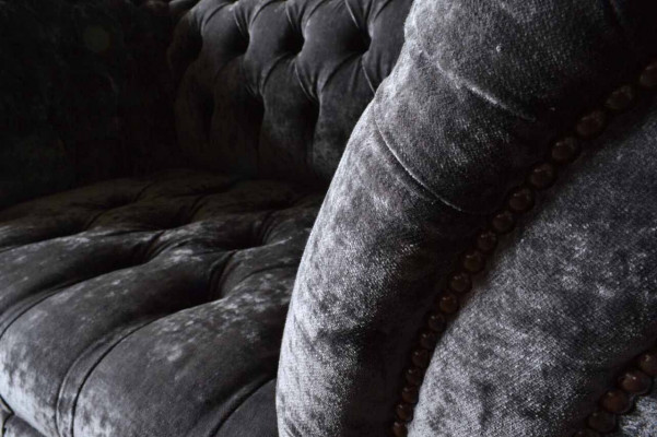 Čtyřmístná pohovka 4místné pohovky Textil Moderní design látková polyester šedá