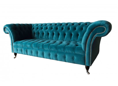 Pohovka třímístná potah na 3 osoby Design luxusní nábytek textilie nový