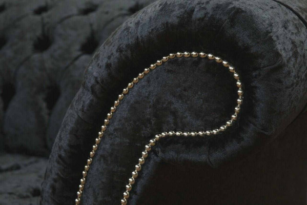 Sofa Luxus Textil Chesterfield Gauč Sofas Polstře Dvoumístný Gaučen