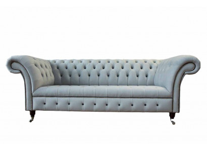 Sofa 3 Sitzer Luxus Chesterfield Ledersofas Luxus Designer Couch Neu  Pohovka 3místná luxusní Chesterfield kožené pohovky Luxus designérská pohovka Nová