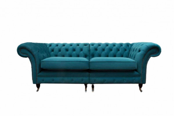 Design pohovka 3místná sedací souprava Chesterfield čalouněné pohovky obývací pokoj design