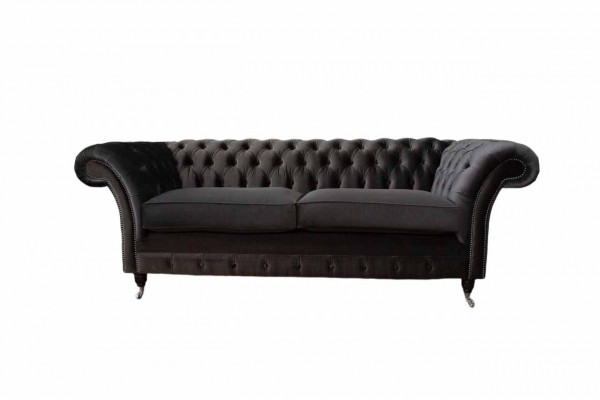 Pohovka 3místná obývací pokoj Luxusně vybavený designový nábytek Chesterfield Nový