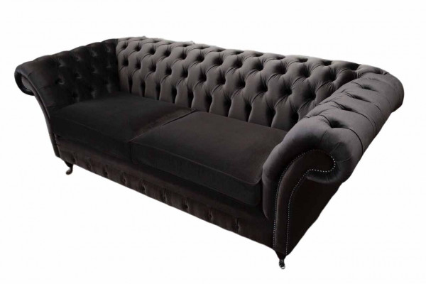 Pohovka 3místná obývací pokoj Luxusně vybavený designový nábytek Chesterfield Nový