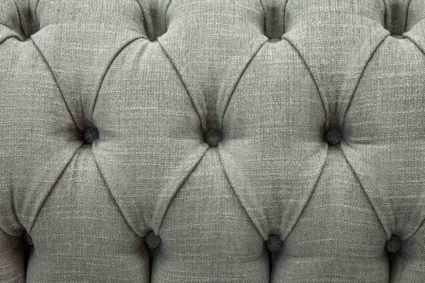 Chesterfield dvousedací sedačka polštář pohovka textilní pohovka látkový luxus