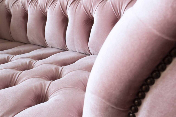 Chesterfield Dvoumístná pohovka s dvěma sedadly, sedací souprava, pohovka, design pohovky.
