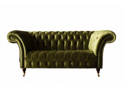 Chesterfield Sofa 2 Sitzer Sofas Luxus Polstersofas Luxus Designer Couch Möbel -> Chesterfield sofa 2-místné pohovky Luxusní polstrování Luxusní designové gauče Nábytek