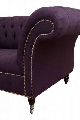 Sofa Polster Sofas Neu Sofa 2 Sitzer Design Chesterfield Stoff Couch Pohovka Dvojsedačka Pohovka Nová Pohovka Chesterfield Design Tkaninová Pohovka