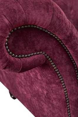 Sofa Luxus Textil Chesterfield Pohovka Pohovky Čalouněné 2 Místné Růžový Design