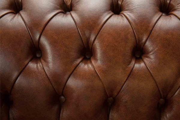 Luxus pohovka 2místná pohovky hnědá kůže designový nábytek styl polstrování nový