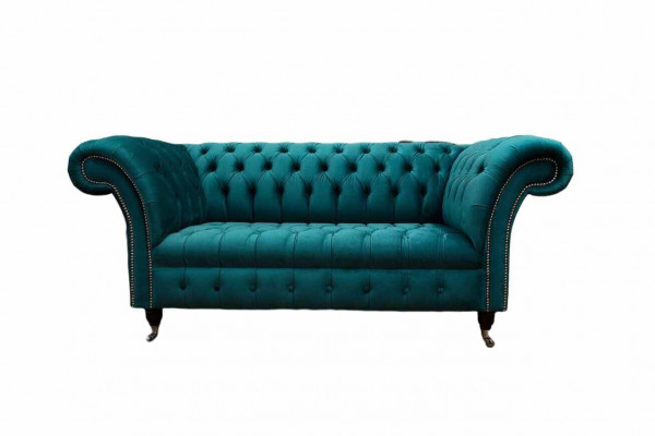 Sofa 2 Místný Design Pohovky Potahové Pohovky Textilní Chesterfield Sedadlo