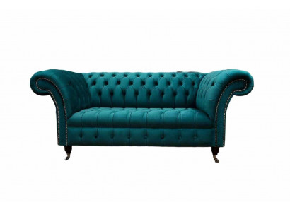 Sofa 2 Místný Design Pohovky Potahové Pohovky Textilní Chesterfield Sedadlo