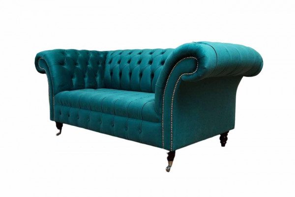 Sofa 2 Místný Design Pohovky Potahové Pohovky Textilní Chesterfield Sedadlo