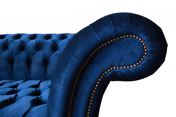 Design Sessel Textil Luxus Pohovka 1,5m Relaxační Klubová Nová