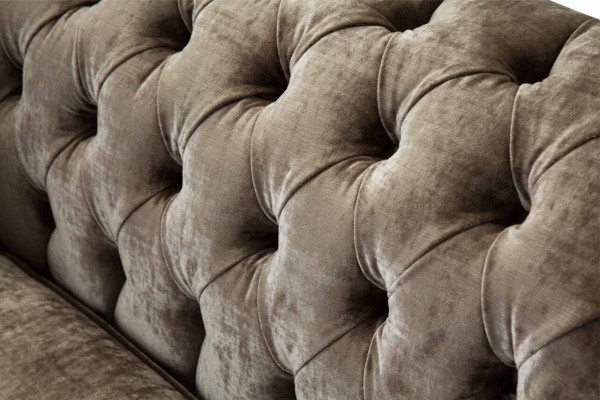 Design Chesterfield křeslo 1-sedadlová pohovka Luxus Textil Sofas