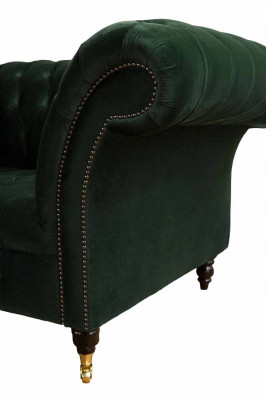 Křeslo design Relax Zelená textilie obývací pokoj potah sedadlo luxus jednosedadlo