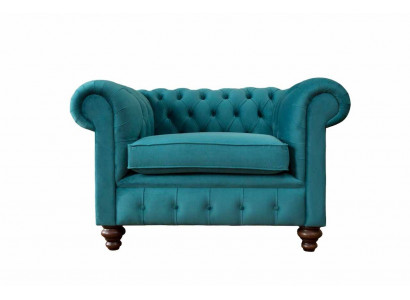 Křeslo 1 osoba Chesterfield, čalouněná sedací souprava, design luxusní gauč, nový gauč.