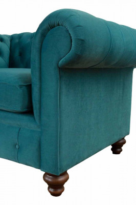 Křeslo 1 osoba Chesterfield, čalouněná sedací souprava, design luxusní gauč, nový gauč.