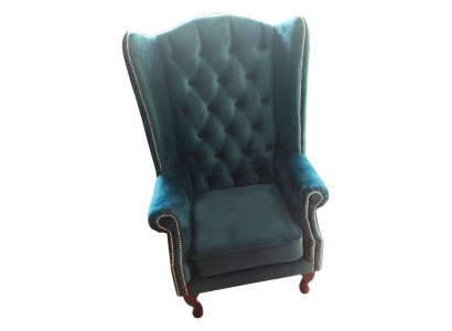 Ohrensessel Chesterfield Samt Jeden Luxus Sessel Pohovka Sofa