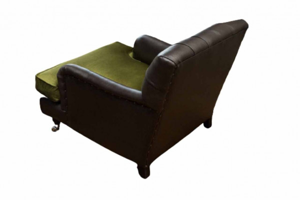 Chesterfield křeslo Design potahová pohovka gauč Chesterfield kůže