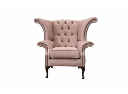 Ohrensessel křeslo Samet Design Polštář Sofa Chesterfield Textil Nábytek