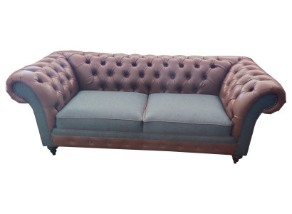 Pohovka 3místná pohovka design Chesterfield Pohovky třídy Sedící pady