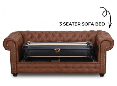 Schlafsofa Chesterfield Sofa s funkcí postele Pohovka potah nábytek Pohovky