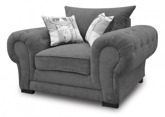 Styl Moderní design Barva Šedá Obývací pokoj 1 sedadlo Křeslo Materiál Polyester Nový
