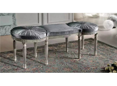 Klasická šedá sedací souprava Design Textilní nová čalouněná látka Sedací nábytek