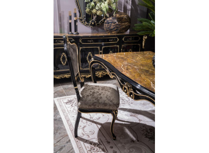 Jídelní židle Luxus Klasické židle z dřeva Designová dřevěná židle Nábytek