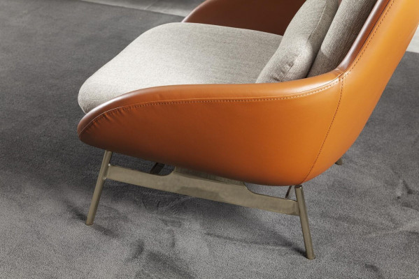 Lehátko Obývací pokoj Křeslo Relax Křesla Klub Salaš Nábytek Hnědé Sofa