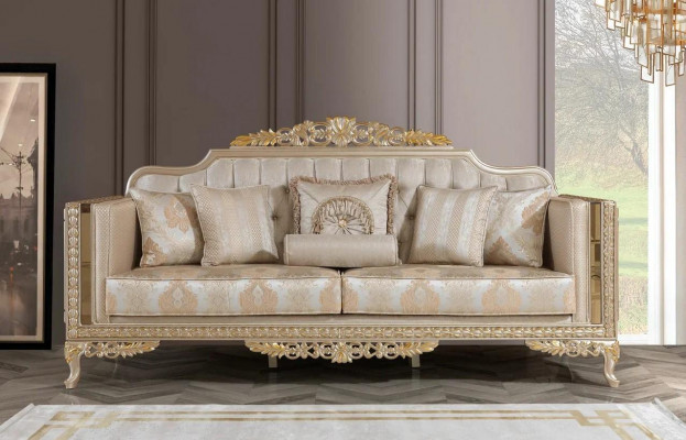 Sofa 3místná Látka Obývací pokoj Design Moderní Nový Luxusní nové Pohovky Sofy