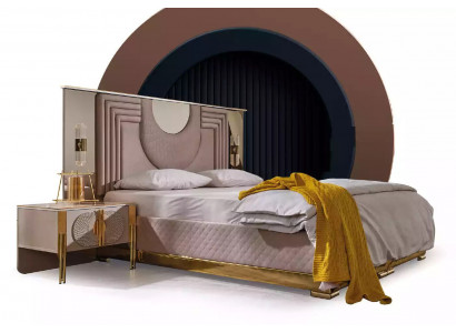 Ložnice souprava Postel 2x noční stolky Postel rámu Hotelová postel 3 dílná