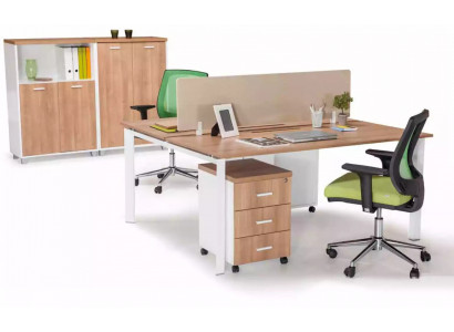 Moderní pracovní stůl Kancelářský nábytek Dřevěné stoly Luxusní nábytek Hnědá