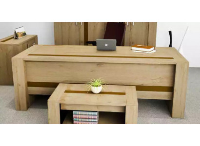 Designer hnědý psací stůl Luxus kancelářský nábytek pracovní pokoj Moderní