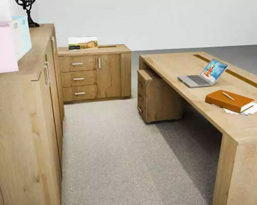 Designer hnědý psací stůl Luxus kancelářský nábytek pracovní pokoj Moderní