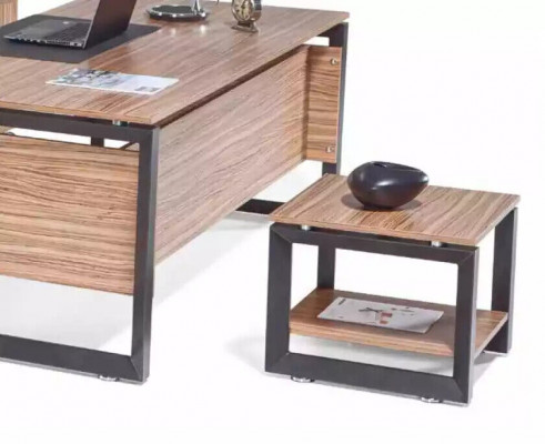 Hnědý čtvercový konferenční stolek luxusní nábytek designu obývacího pokoje