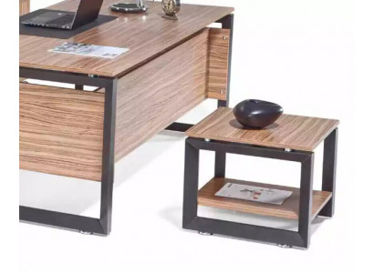 Hnědý čtvercový konferenční stolek luxusní nábytek designu obývacího pokoje