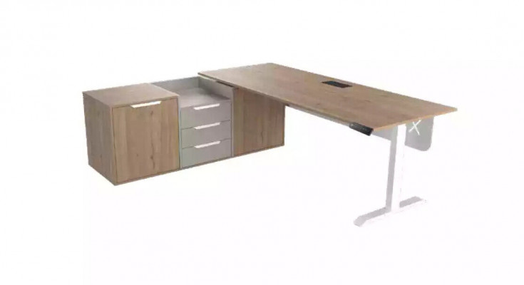 Šéf psací stůl kancelářský pokoj nábytek design praxe kancelářský nábytek béžový