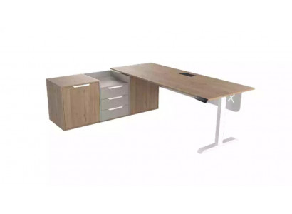 Šéf psací stůl kancelářský pokoj nábytek design praxe kancelářský nábytek béžový