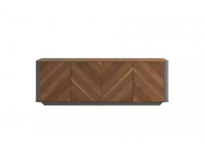 Komoda do kanceláře design nábytek skříň nízký stolek Nový kancelář hnědý