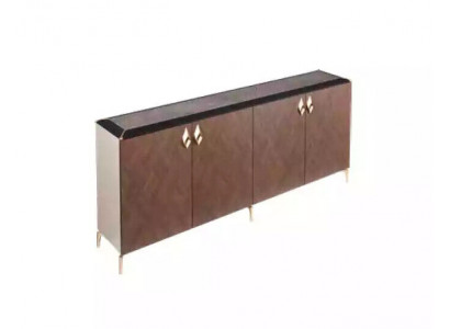 Sideboard Moderní skříň Jídelní skříň Kancelářský nábytek Dřevo Kov Nábytek Luxus