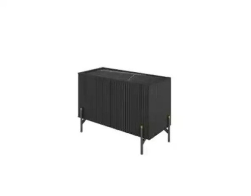 Kommode Sideboard Bürokommode Design Möbel Schrank Lowboard Büro Schwarz