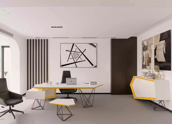 Moderní konferenční stůl Vedlejší stolky Nábytek do pracovny Design Bílý Nový